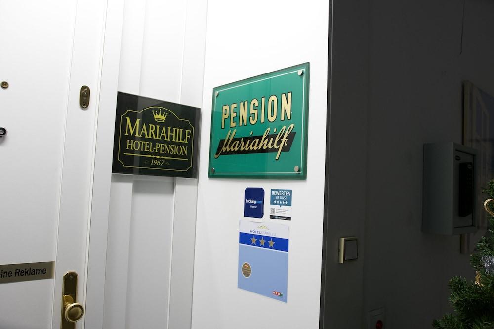 Pension Hotel Mariahilf Виена Екстериор снимка