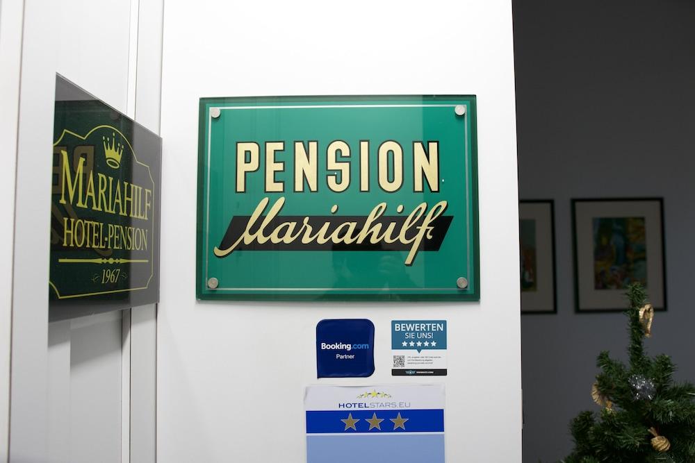 Pension Hotel Mariahilf Виена Екстериор снимка